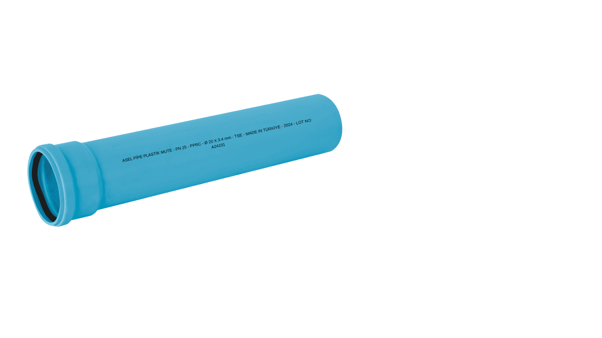 Asel Pipe-Mute 3K Boru - Muflu